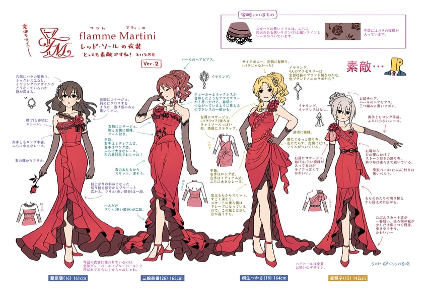 producer, p-head producer, hoshi syoko, mifune miyu, fujiwara hajime, and 1 more (idolmaster and 2 more) drawn by sssn808