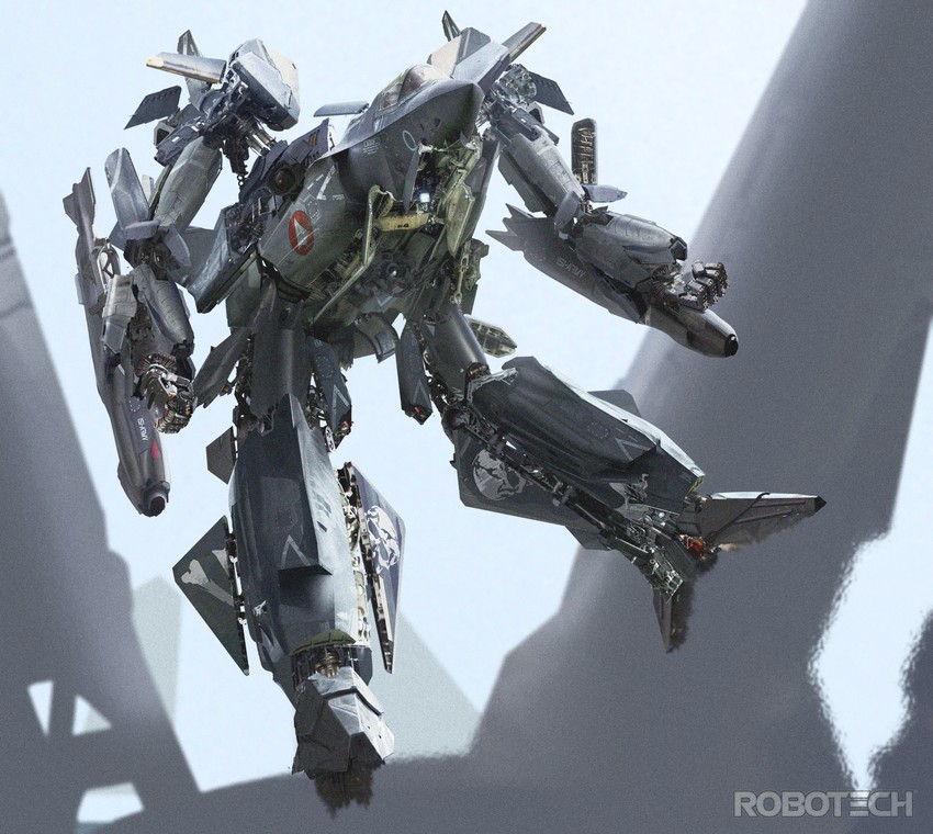 vf-1 and vf-22 (macross and 2 more) drawn by allenwei