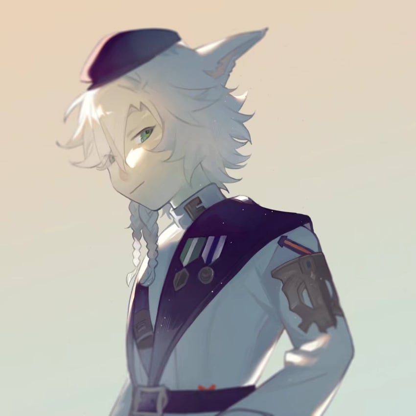 warrior of light (final fantasy and 1 more) drawn by chuanhua