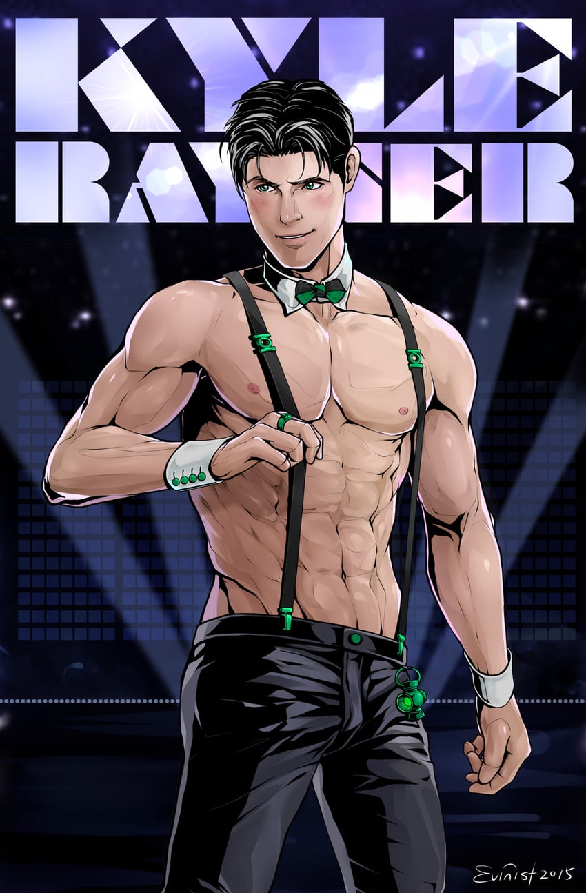 kyle rayner (dc comics and 2 more) drawn by evinist