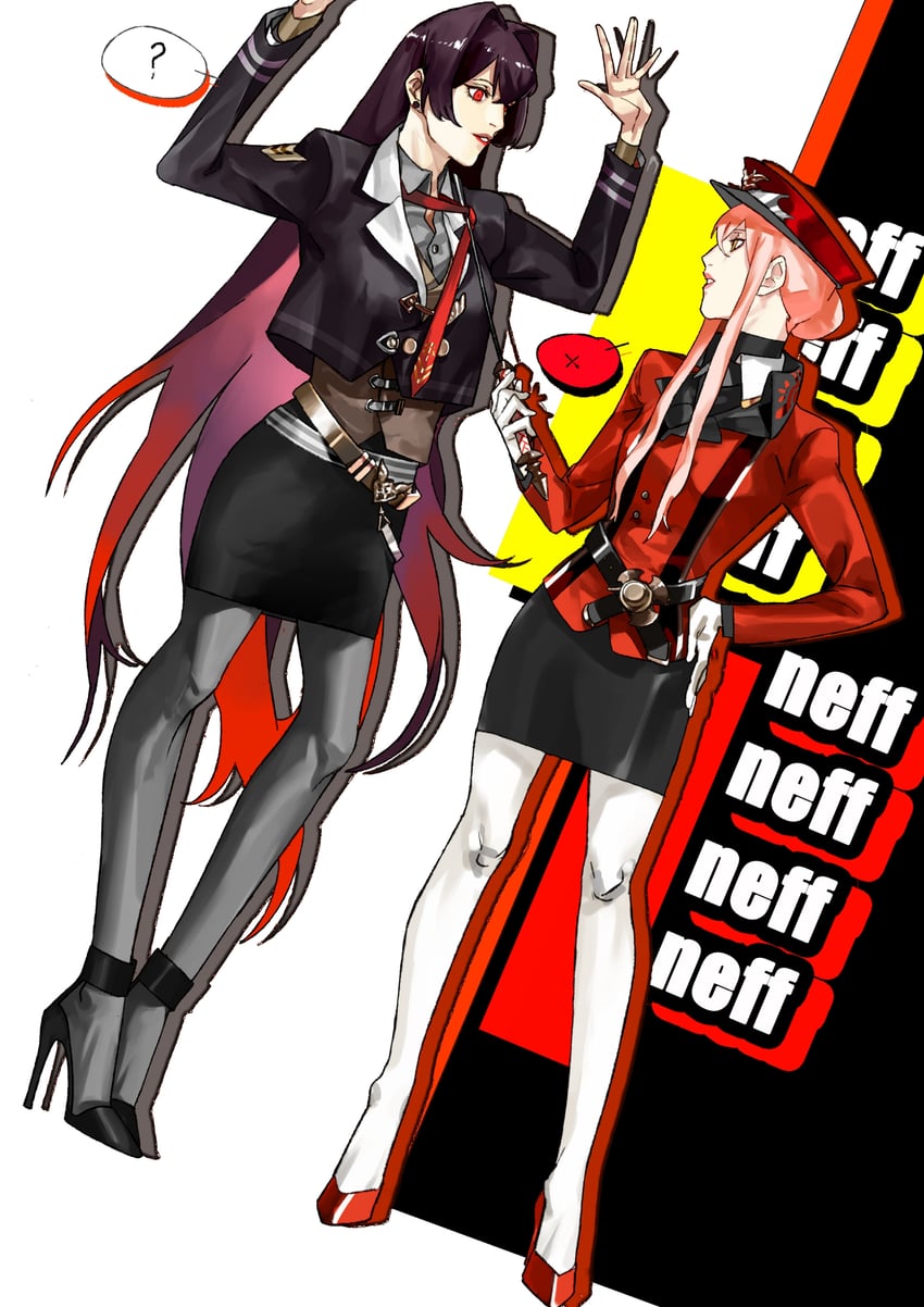 scathach and medb (fate and 1 more) drawn by whaaa000