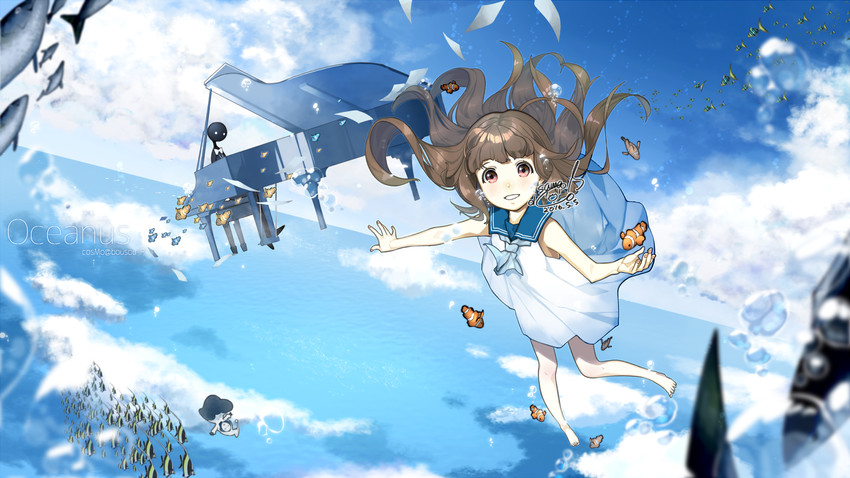 alice, deemo, and masked lady (deemo) drawn by sawaco_(sawaco520)