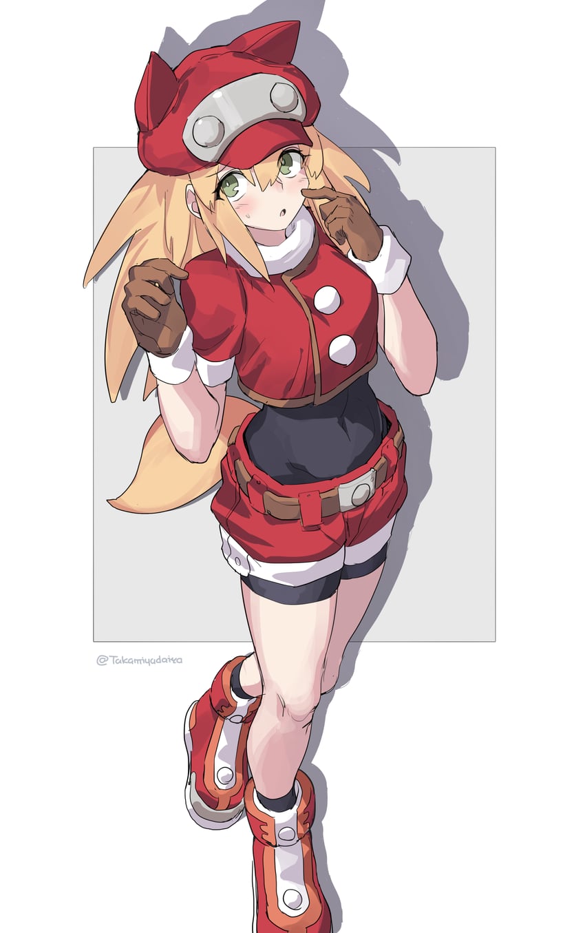 roll caskett (mega man and 1 more) drawn by huanxiang_huifeng