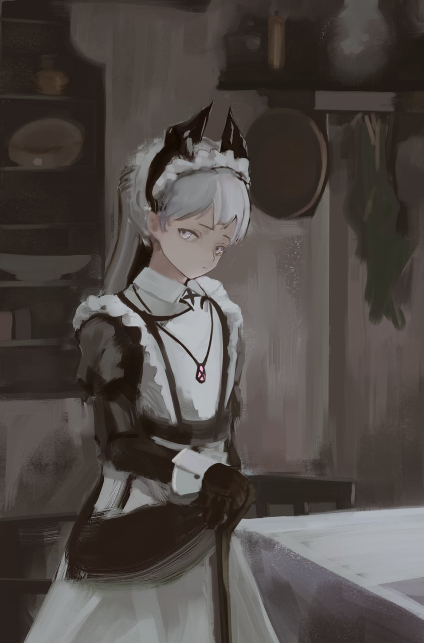 irene (arknights and 1 more) drawn by ujin_holo