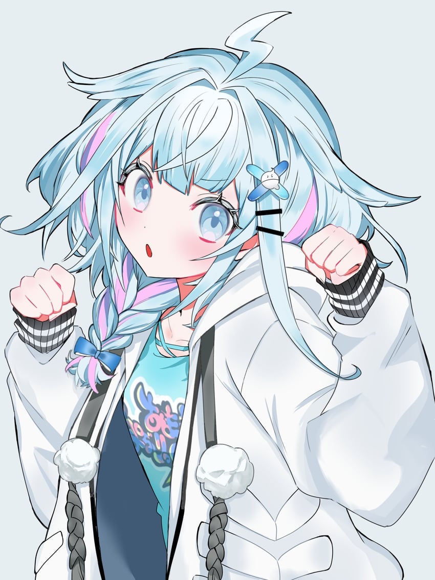 mizumiya su (hololive and 1 more) drawn by oqcg