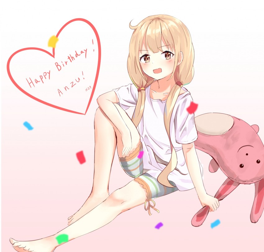 futaba anzu (idolmaster and 1 more) drawn by miki_yuu