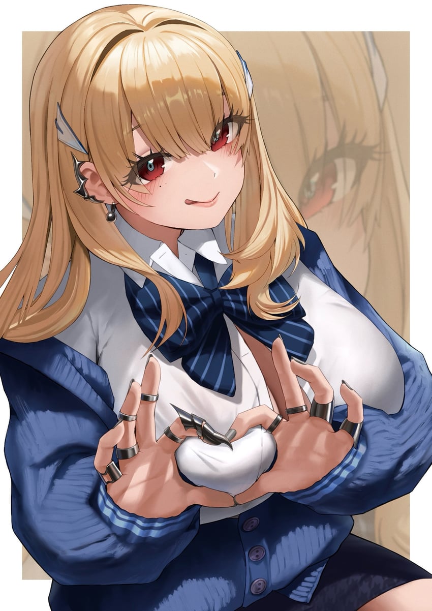 tia (goddess of victory: nikke) drawn by o_o_k_i_n_a