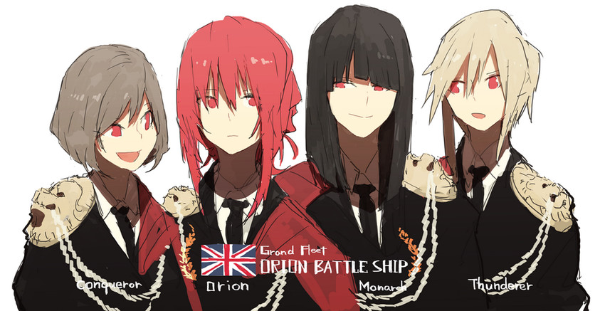 hms orion, hms thunderer, hms monarch, and hms conqueror (original and 1 more) drawn by siirakannu