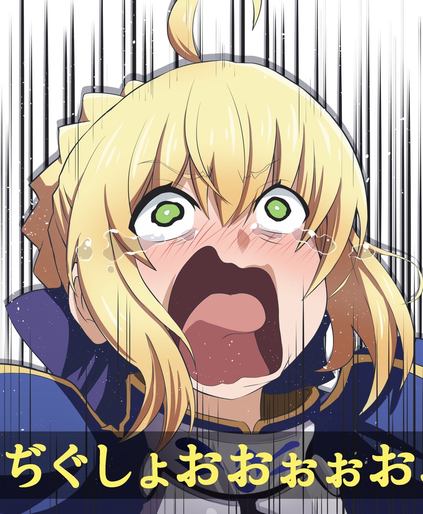 artoria pendragon and saber (fate and 1 more) drawn by fujitaka_nasu