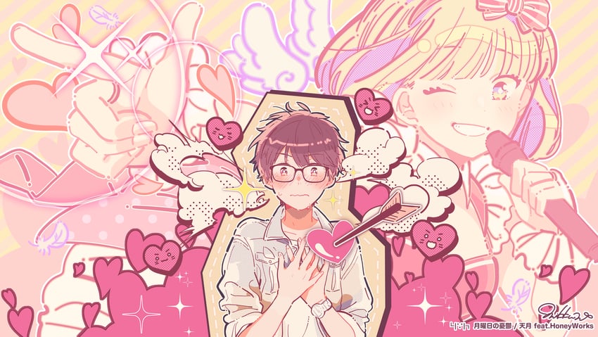 narumi mona (honeyworks) drawn by mikkun_04