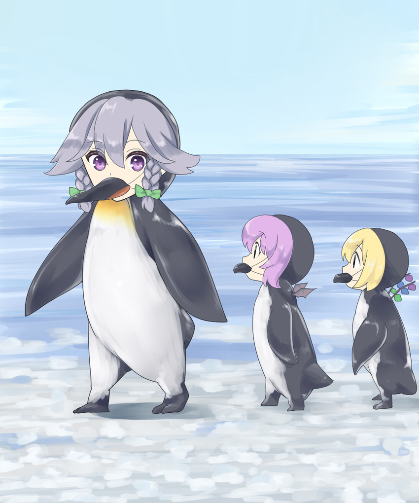 remilia scarlet, flandre scarlet, and izayoi sakuya (touhou) drawn by zuttokodomo
