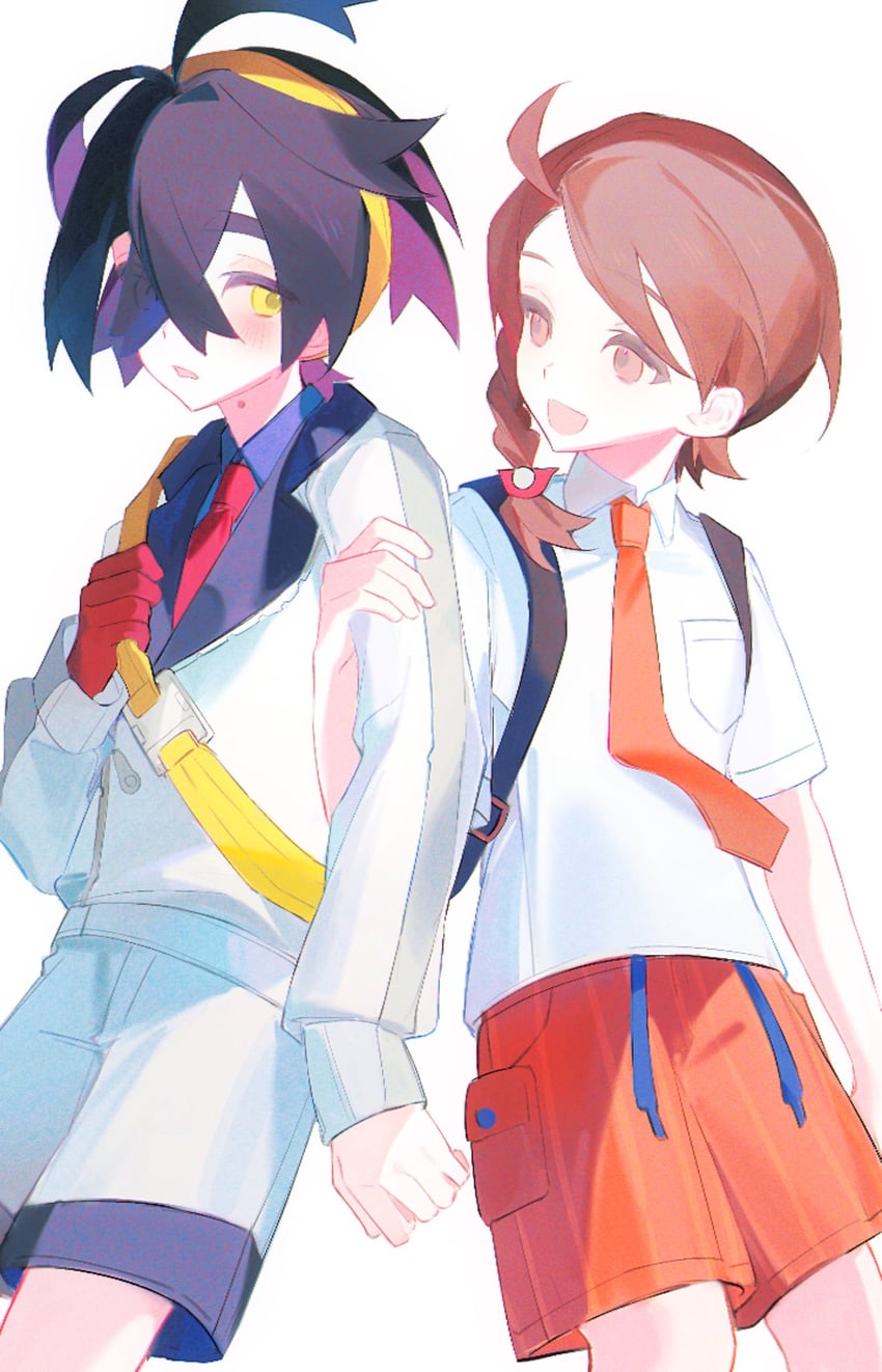kieran and juliana (pokemon and 1 more) drawn by yuiihcoma