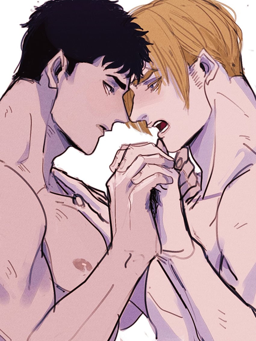 ao isami and lewis smith (yuuki bakuhatsu bang bravern) drawn by pivoine0905