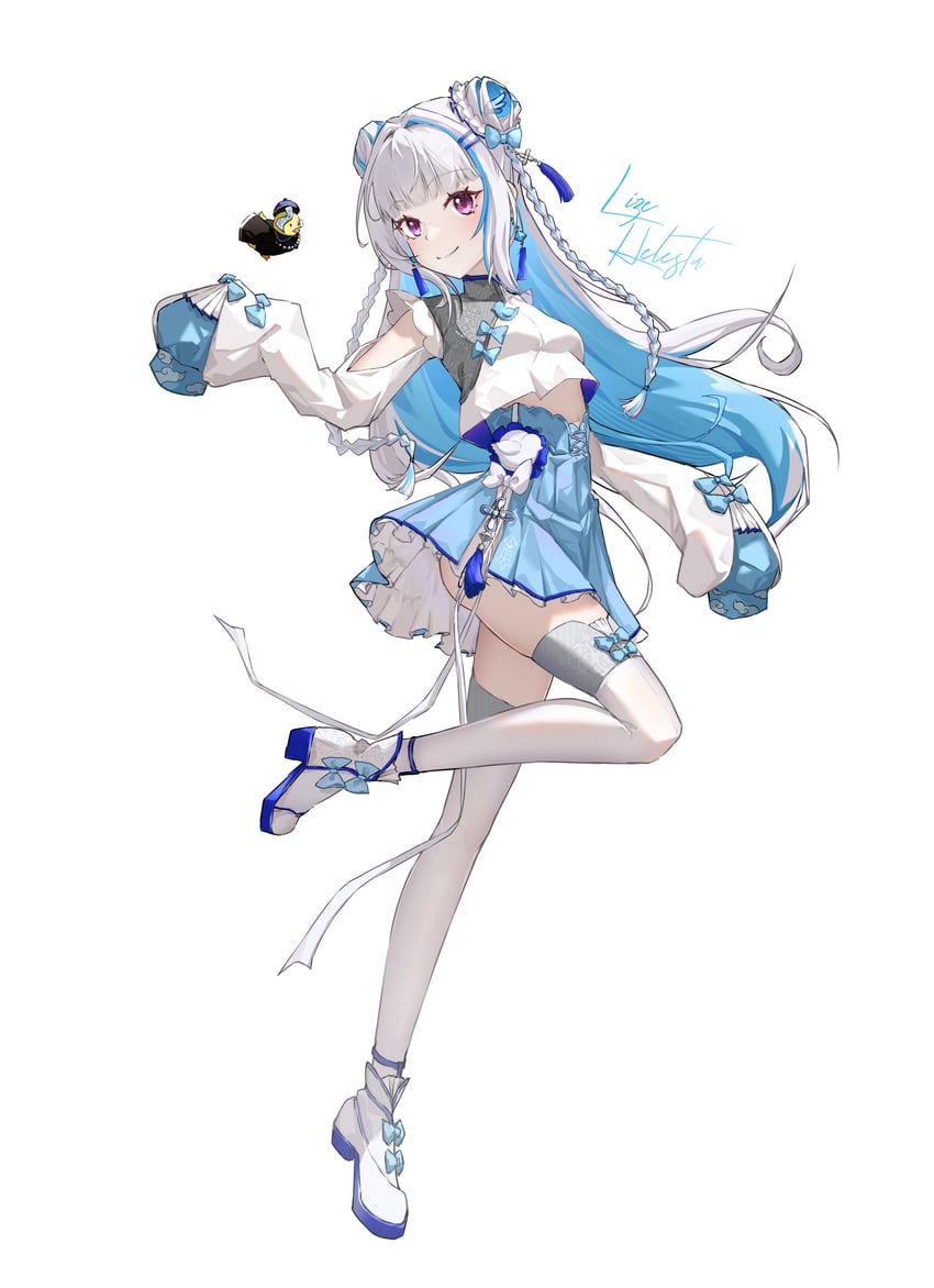 lize helesta and sebastian piyodore (nijisanji) drawn by ayesha618