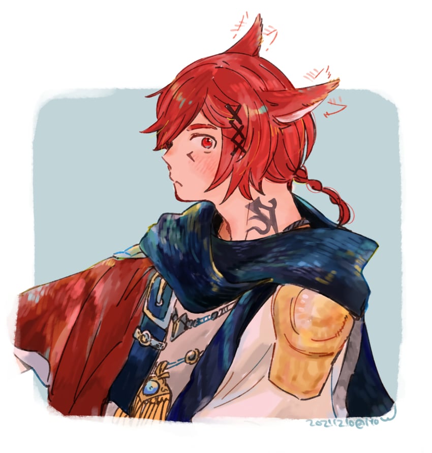 g'raha tia (final fantasy and 1 more) drawn by itowo_(itowc)