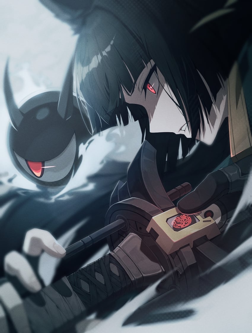 hoshimi miyabi and tailless (zenless zone zero) drawn by hosun
