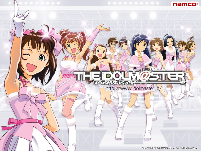 kisaragi chihaya, amami haruka, kikuchi makoto, minase iori, takatsuki yayoi, and 5 more (idolmaster and 2 more) drawn by kubooka_toshiyuki