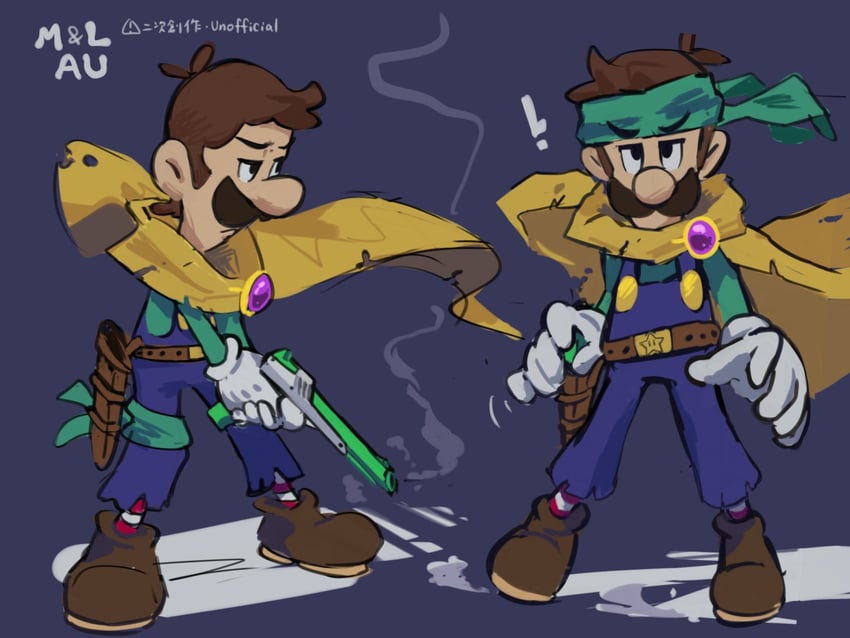 luigi (mario and 1 more) drawn by mari_luijiroh