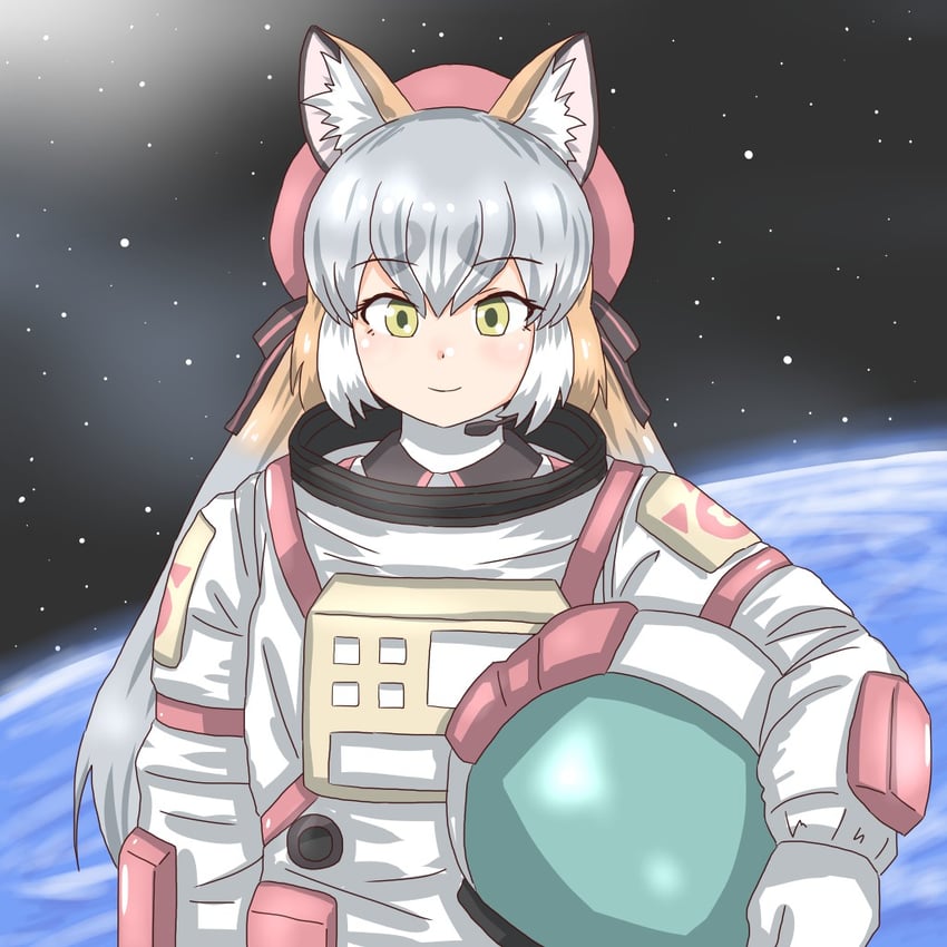 island fox (kemono friends and 1 more) drawn by mukouyama_mu