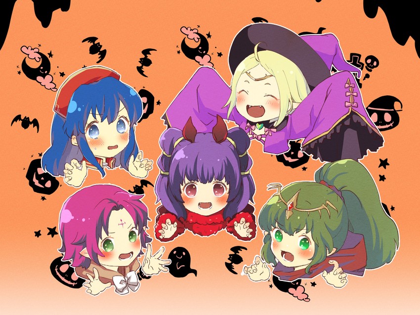 tiki, lilina, myrrh, fae, and nowi (fire emblem and 5 more) drawn by nishimura_(shinchinagachi)