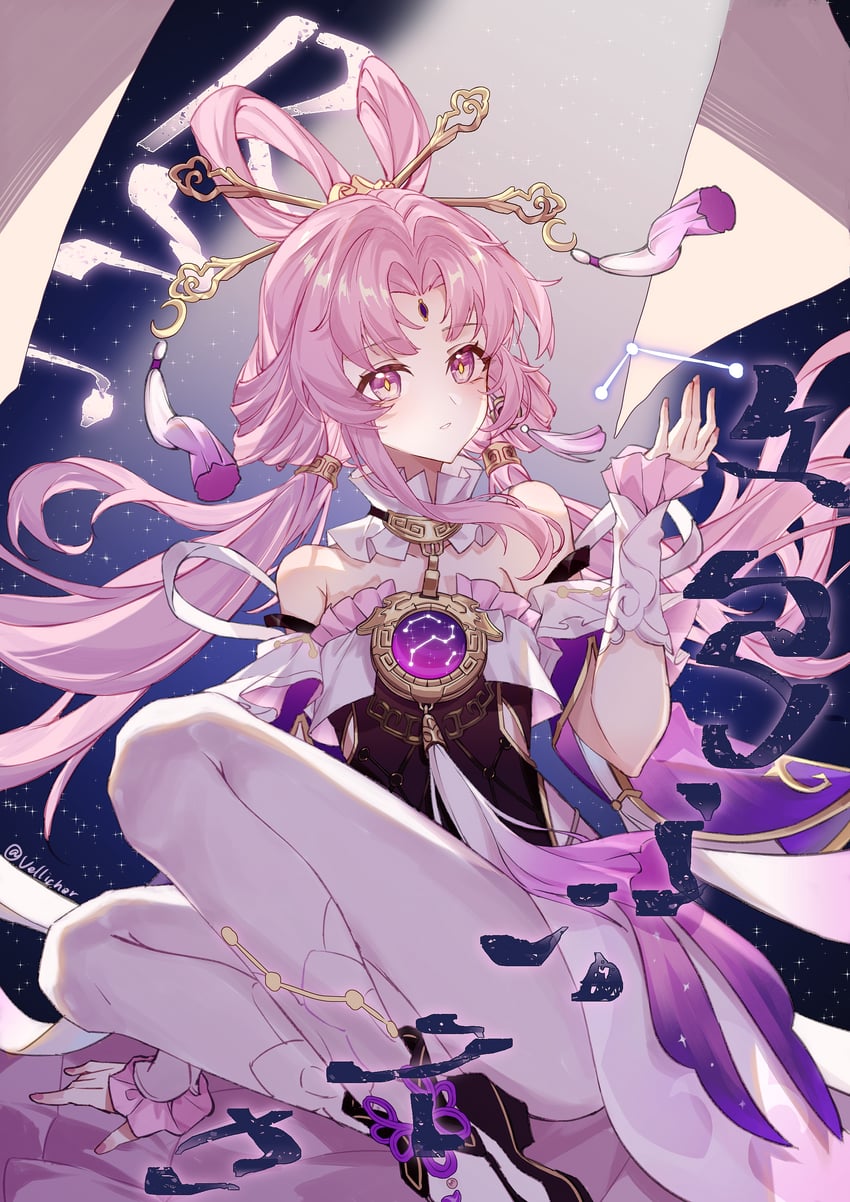 fu xuan (honkai and 1 more) drawn by daier45770