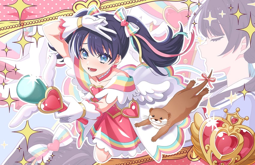 murano sayaka and otter (love live! and 1 more)