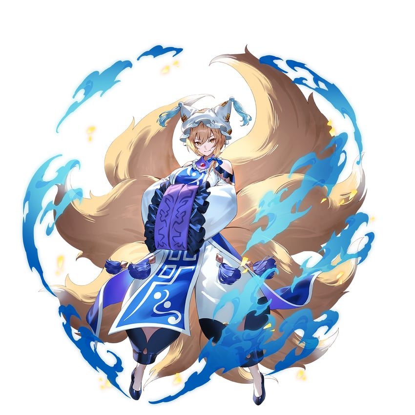 yakumo ran (touhou and 1 more) drawn by u_u_zan