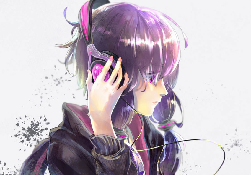yuzuki yukari (vocaloid and 1 more) drawn by gon_(gororingo)