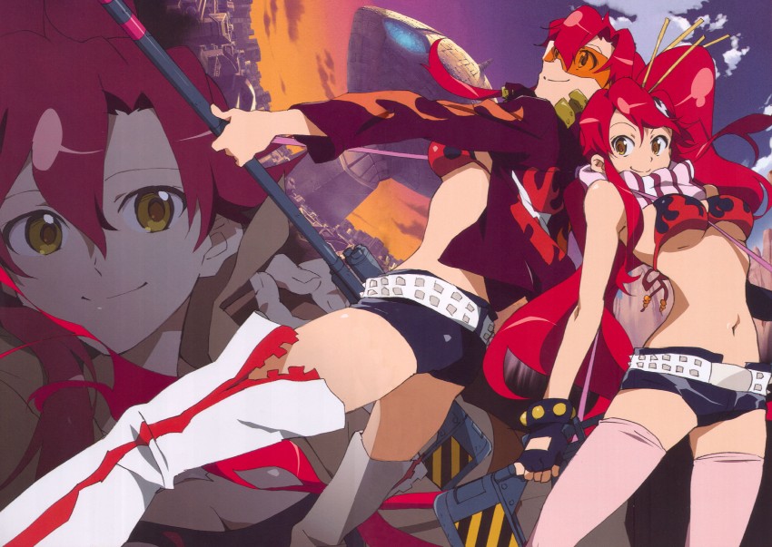 yoko littner (tengen toppa gurren lagann) drawn by hasegawa_hitomi