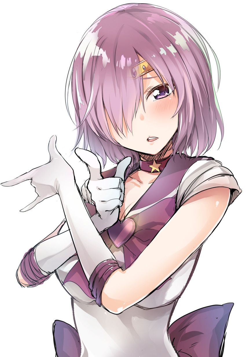 mash kyrielight (fate and 2 more) drawn by ijima_yuu