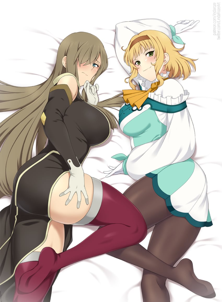 tear grants and natalia luzu kimlasca lanvaldear (tales of and 1 more) drawn by lindaroze