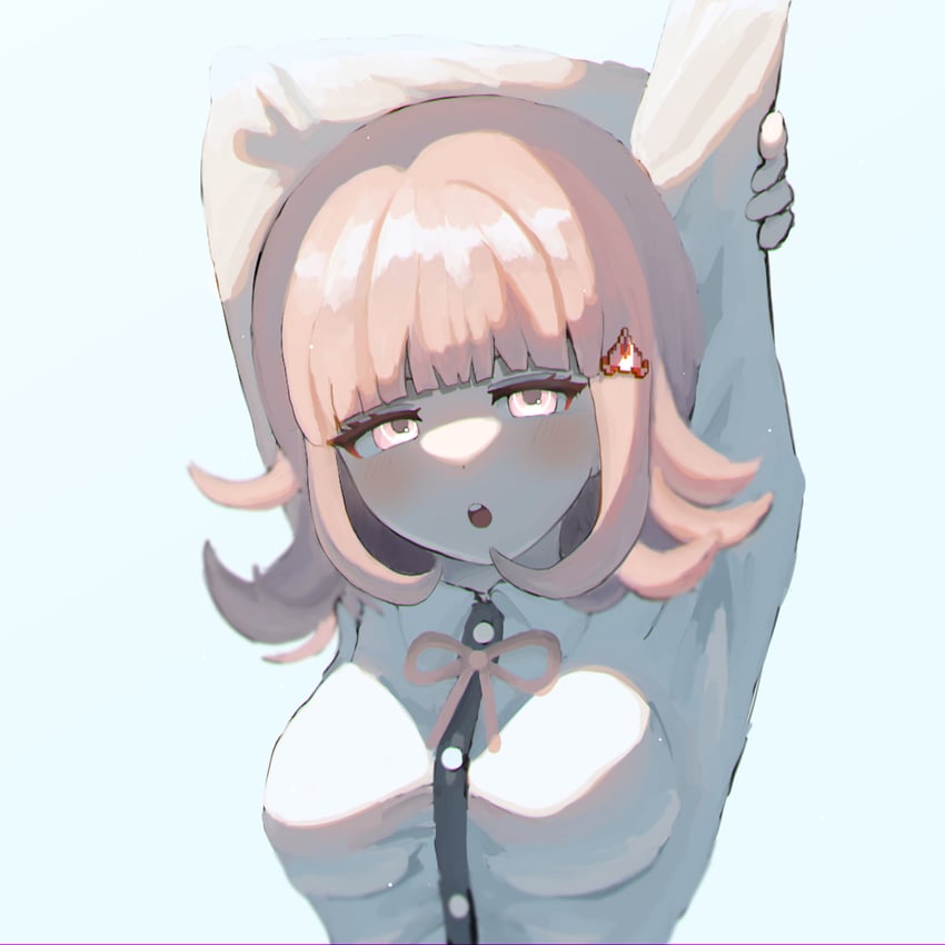 nanami chiaki (danganronpa and 2 more) drawn by 3_3o0