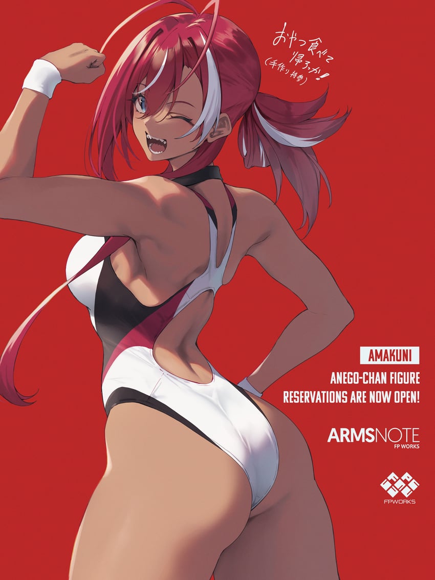 swimming club anego-chan (original and 1 more) drawn by fukai_ryosuke