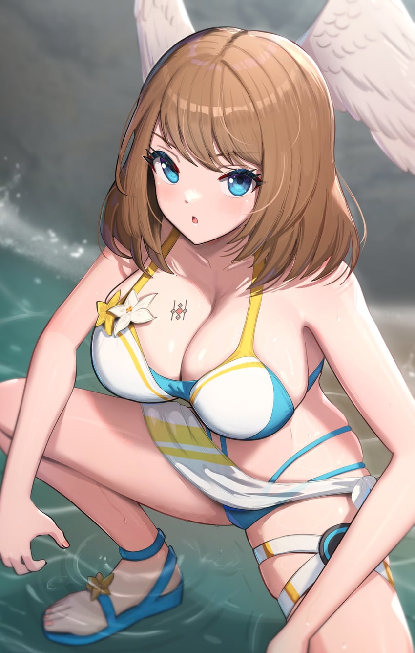 eunie (xenoblade chronicles and 1 more) drawn by gonzarez