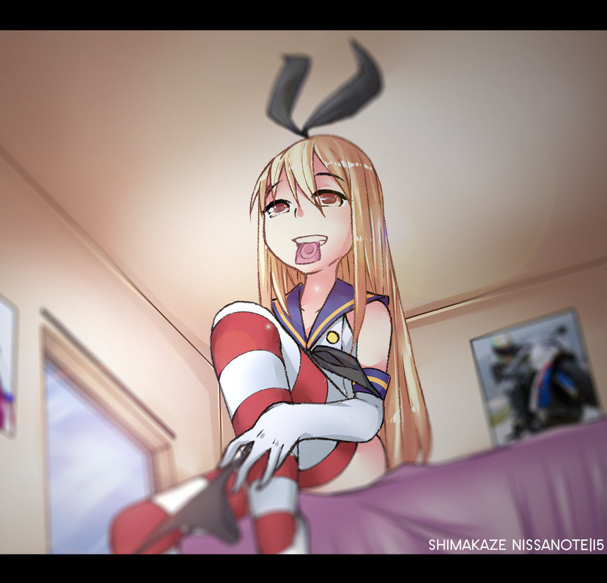 shimakaze (kantai collection) drawn by nissanote