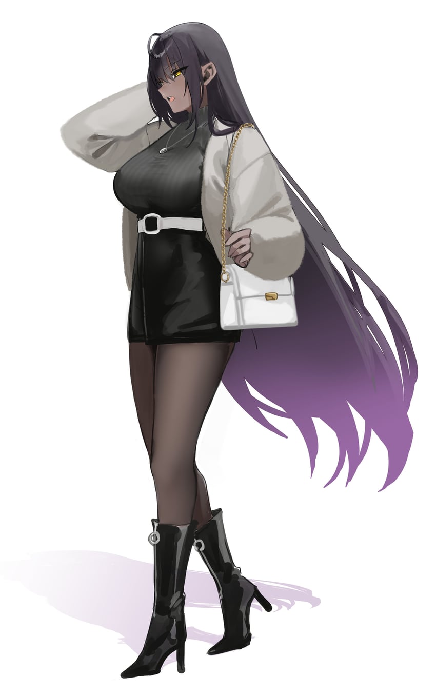 karin (blue archive) drawn by pecora_(udpf2448)