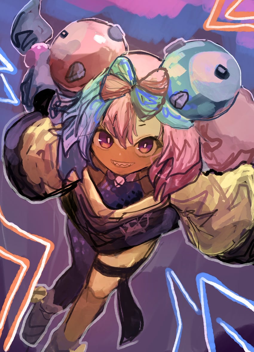 iono (pokemon and 1 more) drawn by 9302w_(user_wjpg8475)