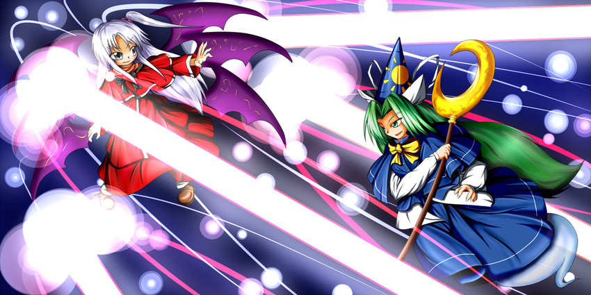shinki and mima (touhou and 1 more) drawn by janas
