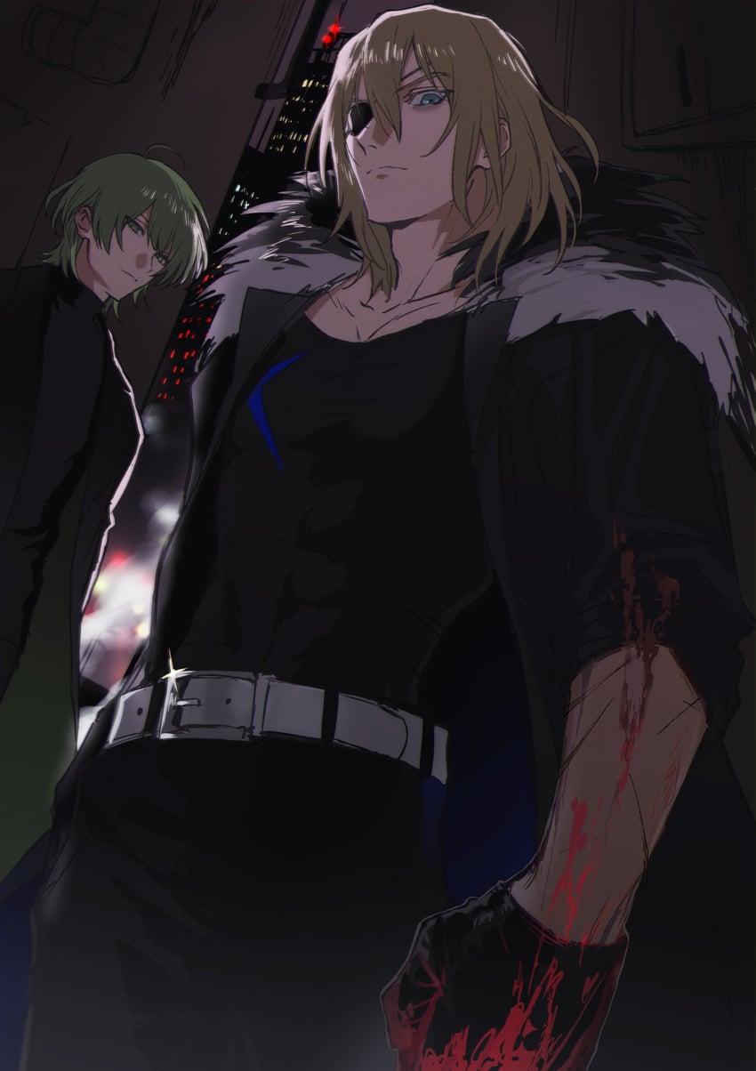 dimitri alexandre blaiddyd and male byleth (fire emblem and 1 more) drawn by yoshida_bd