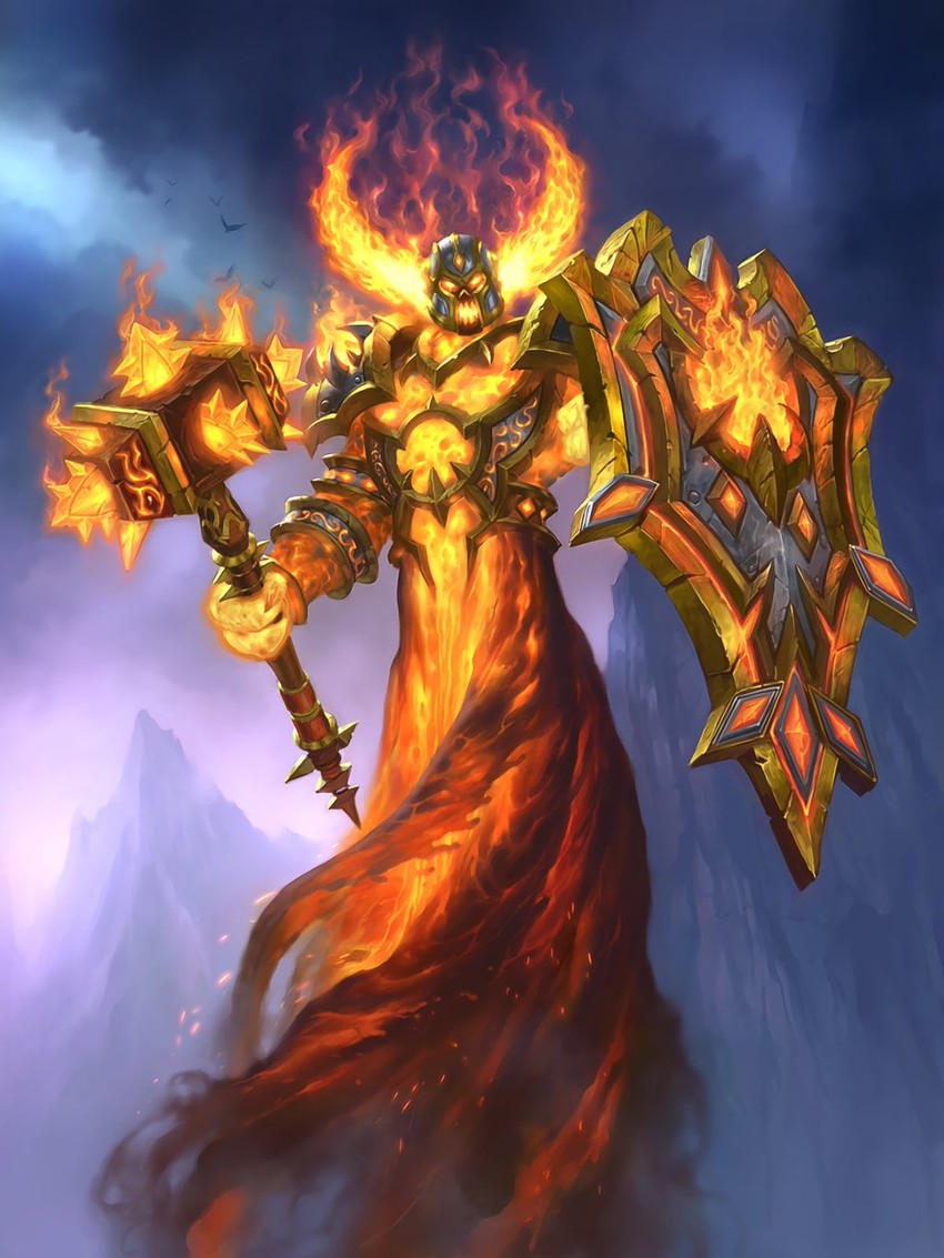 ragnaros (warcraft and 2 more) drawn by james_ryman