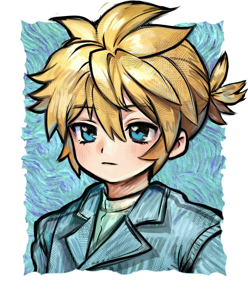 kagamine len (vocaloid and 1 more) drawn by babylonholic