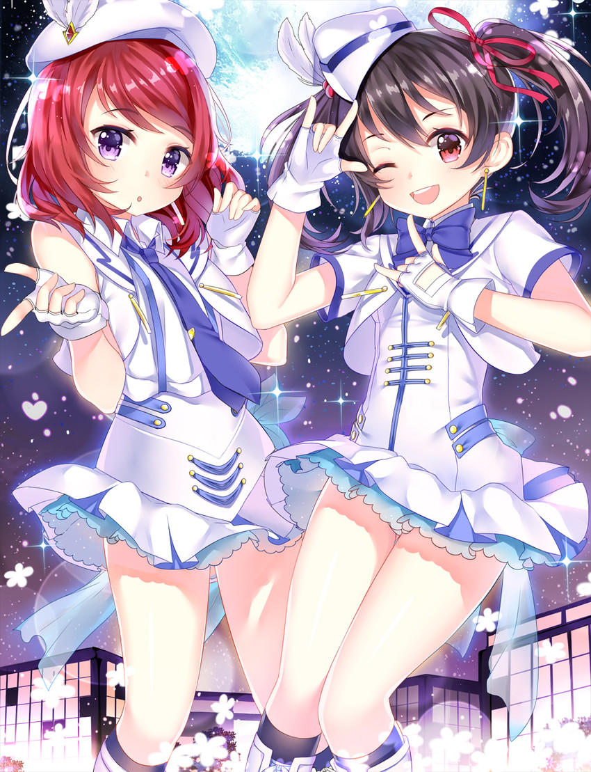 nishikino maki and yazawa nico (love live! and 1 more) drawn by gendo0032