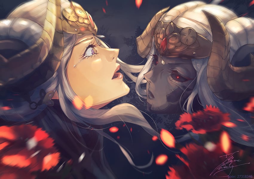 edelgard von hresvelg (fire emblem and 1 more) drawn by fadingz