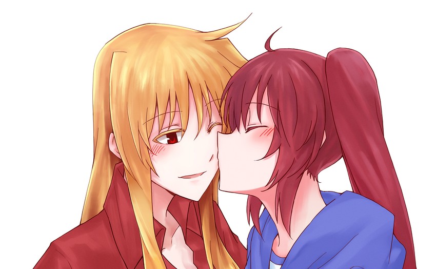 fate testarossa and takamachi nanoha (lyrical nanoha and 2 more) drawn by jukoto
