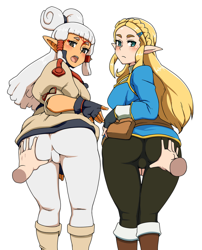 princess zelda and paya (the legend of zelda and 1 more) drawn by mantan
