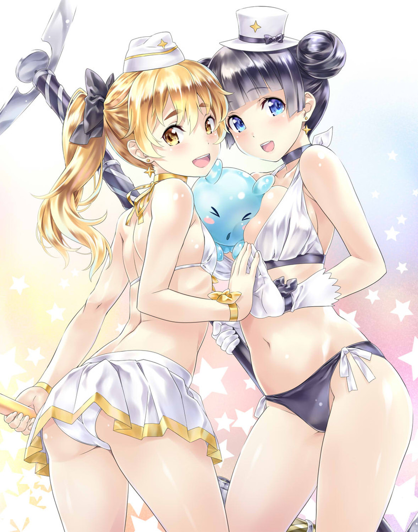 hikaru, itsuki, and pleiadean (houkago no pleiades) drawn by nagayori