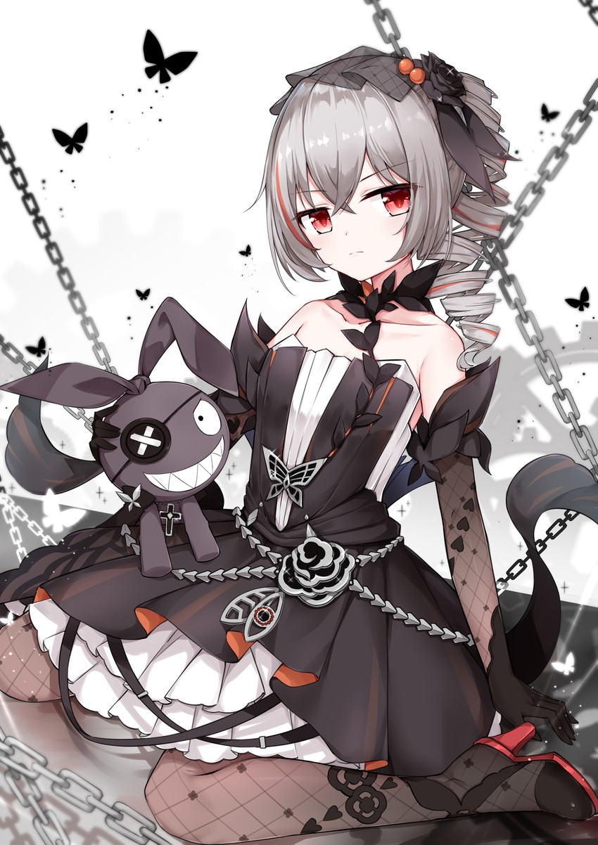 bronya zaychik and homu (honkai and 1 more) drawn by origami_(poinia)