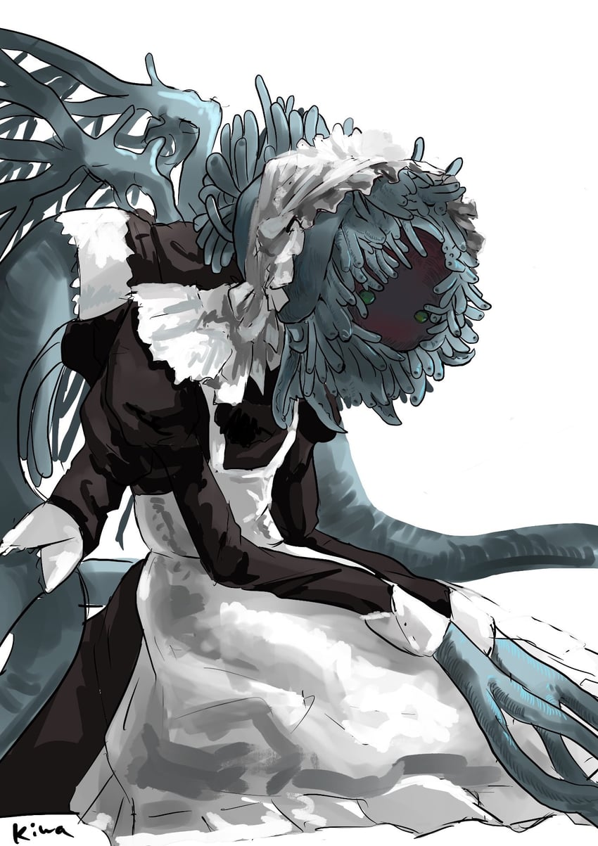 ebrietas daughter of the cosmos (bloodborne) drawn by kiwa_(soek)