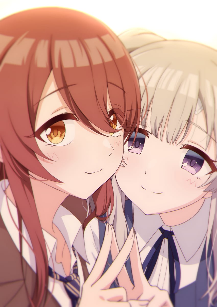 osaki tenka and yukoku kiriko (idolmaster and 1 more) drawn by daidaiiro