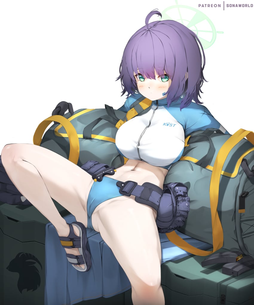saki (blue archive) drawn by sonaworld